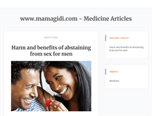 Tablet Screenshot of mamagidi.com